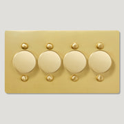 Plank Hardware JASPER 4G Dimmer Switch - Brass