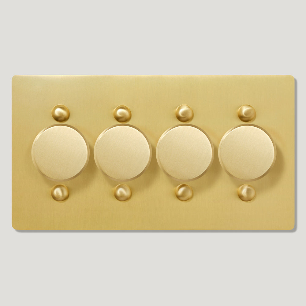 JASPER 4G Dimmer Switch - Brass