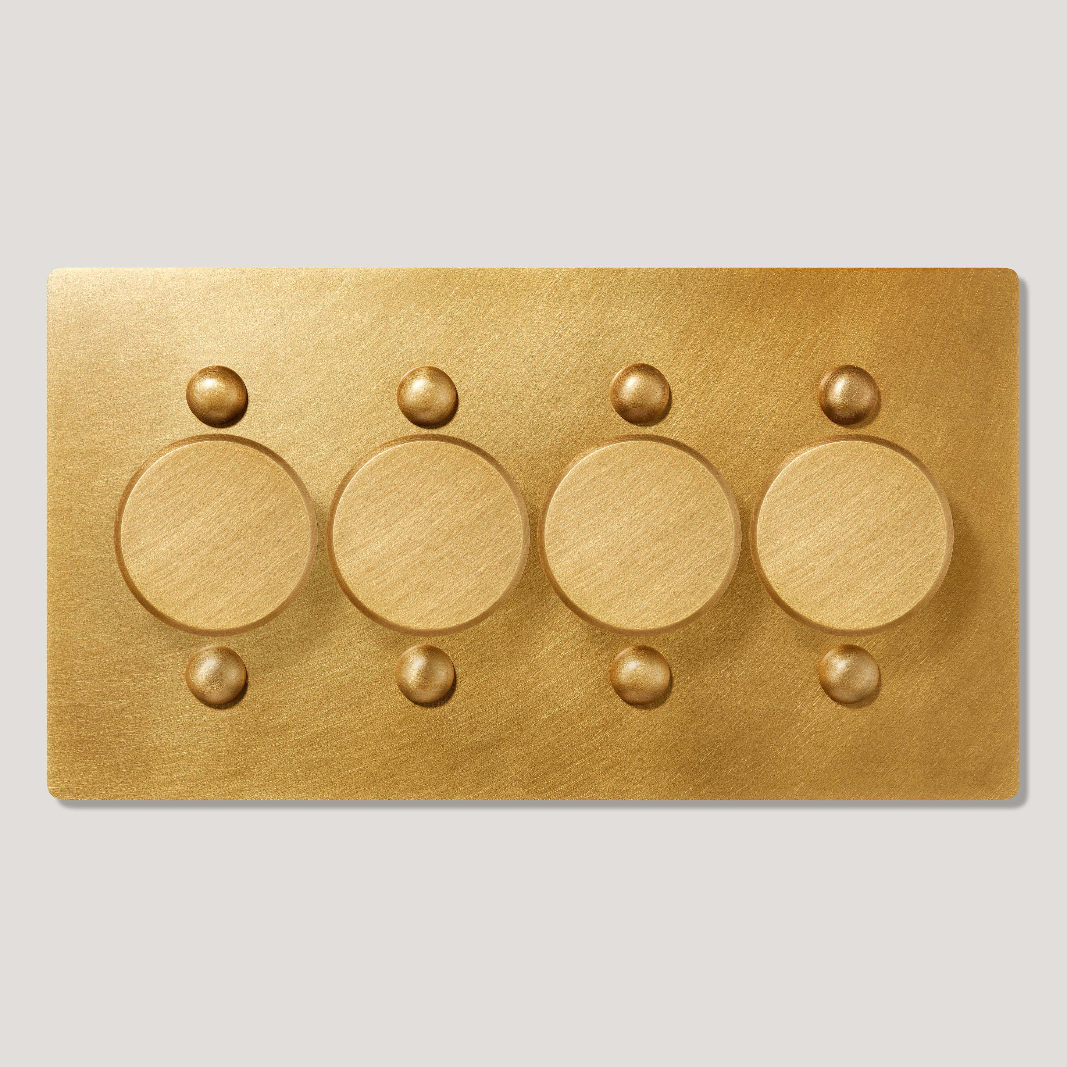 Plank Hardware JASPER 4G Dimmer Switch - Heritage Brass
