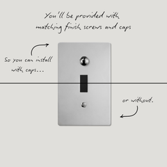 Plank Hardware JASPER 4G Dimmer Switch - Polished Nickel