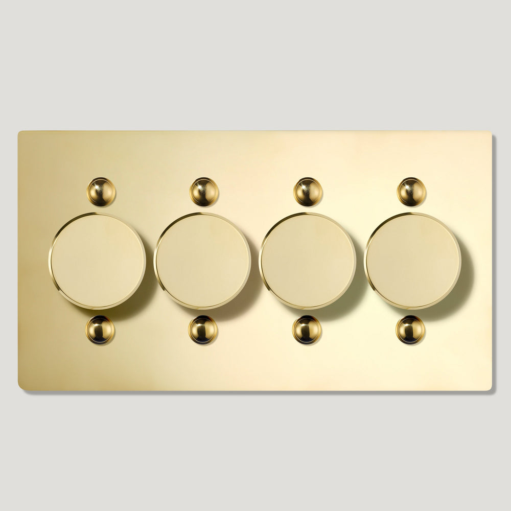 JASPER 4G Dimmer Switch - Unlacquered Brass