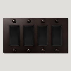 Plank Hardware JASPER 4G Rocker Switch - Blackened Bronze