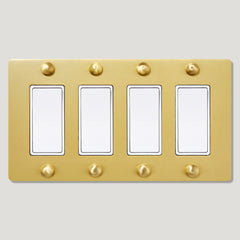 Plank Hardware JASPER 4G Rocker Switch - Brass