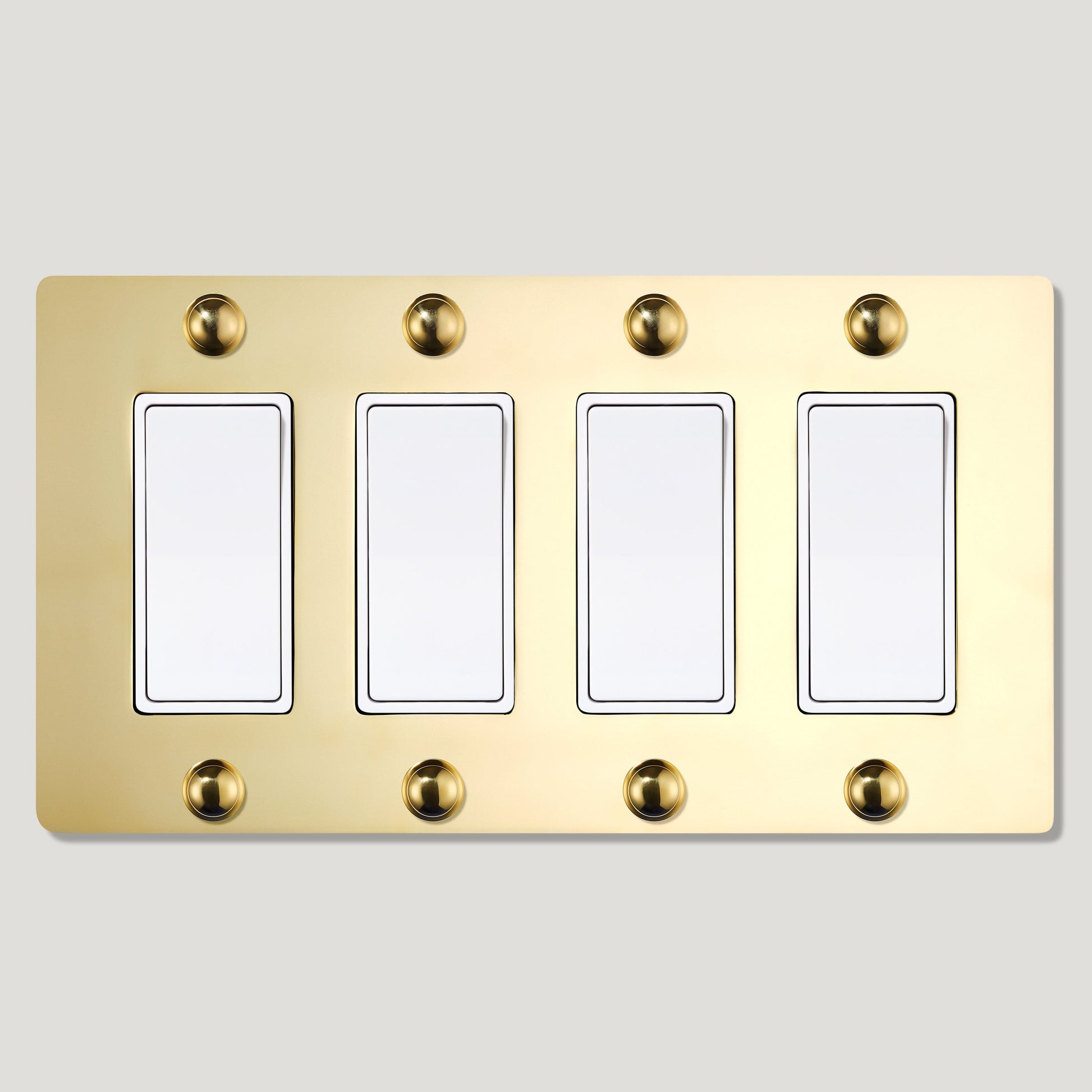 Plank Hardware JASPER 4G Rocker Switch - Unlacquered Brass