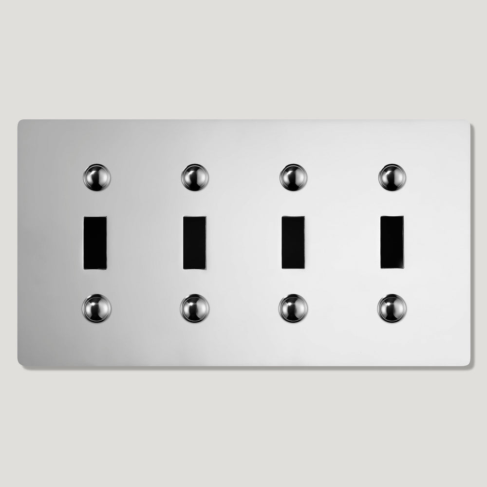 JASPER 4G Toggle/Dimmer Plate - Polished Nickel
