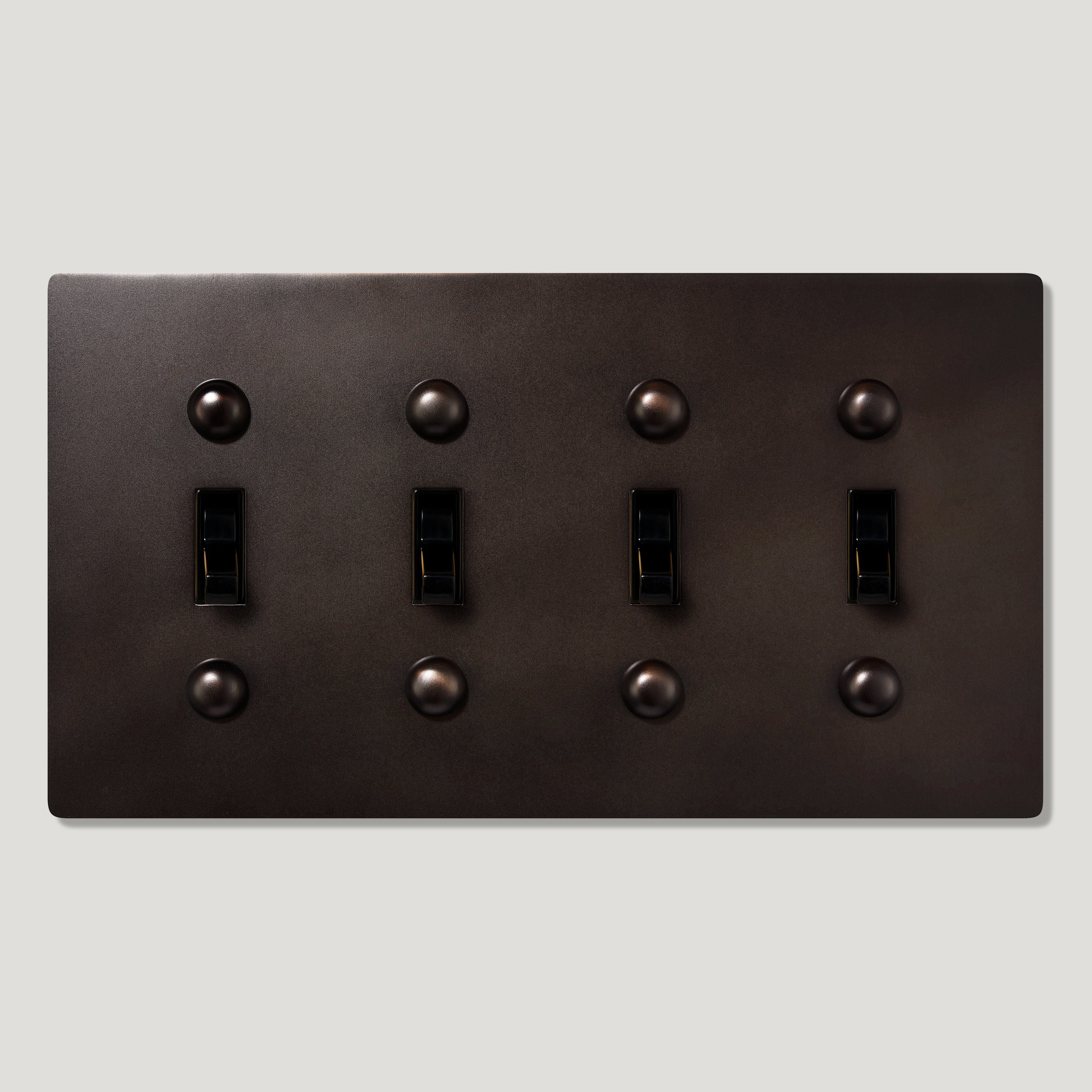 Plank Hardware JASPER 4G Toggle Switch - Blackened Bronze
