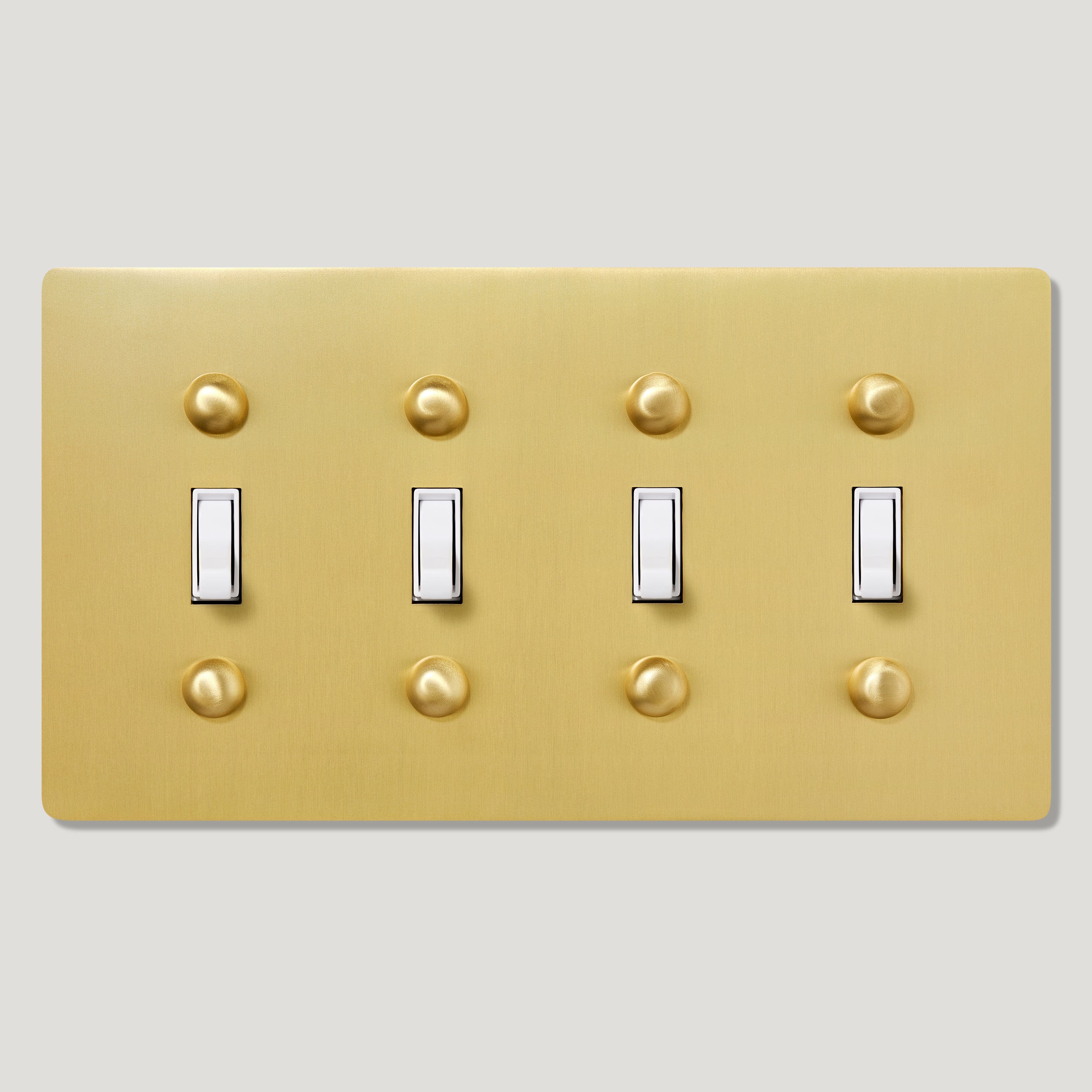 Plank Hardware JASPER 4G Toggle Switch - Brass