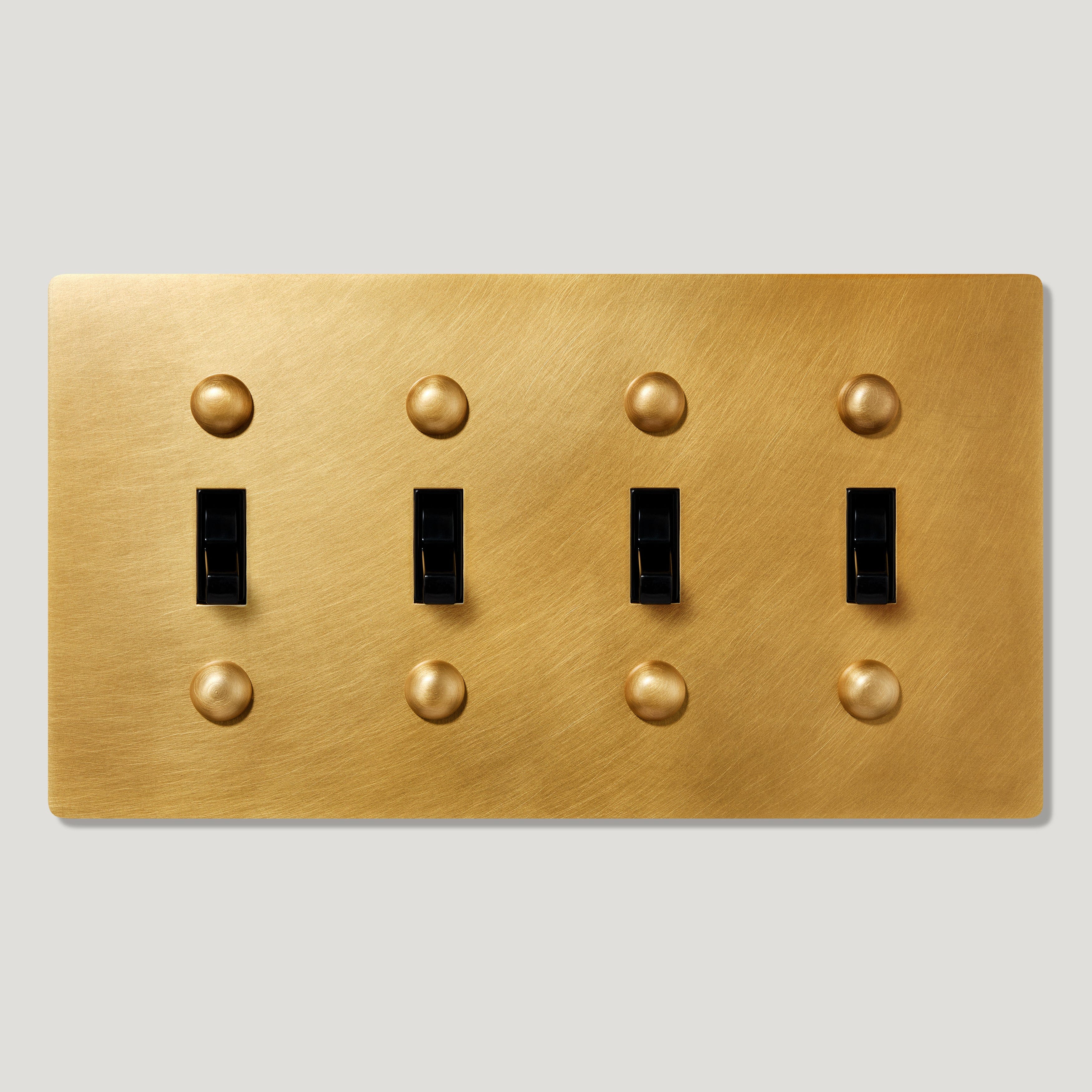 Plank Hardware JASPER 4G Toggle Switch - Heritage Brass