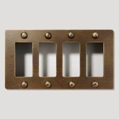 Plank Hardware JASPER 4G Universal Plate - Antique Brass