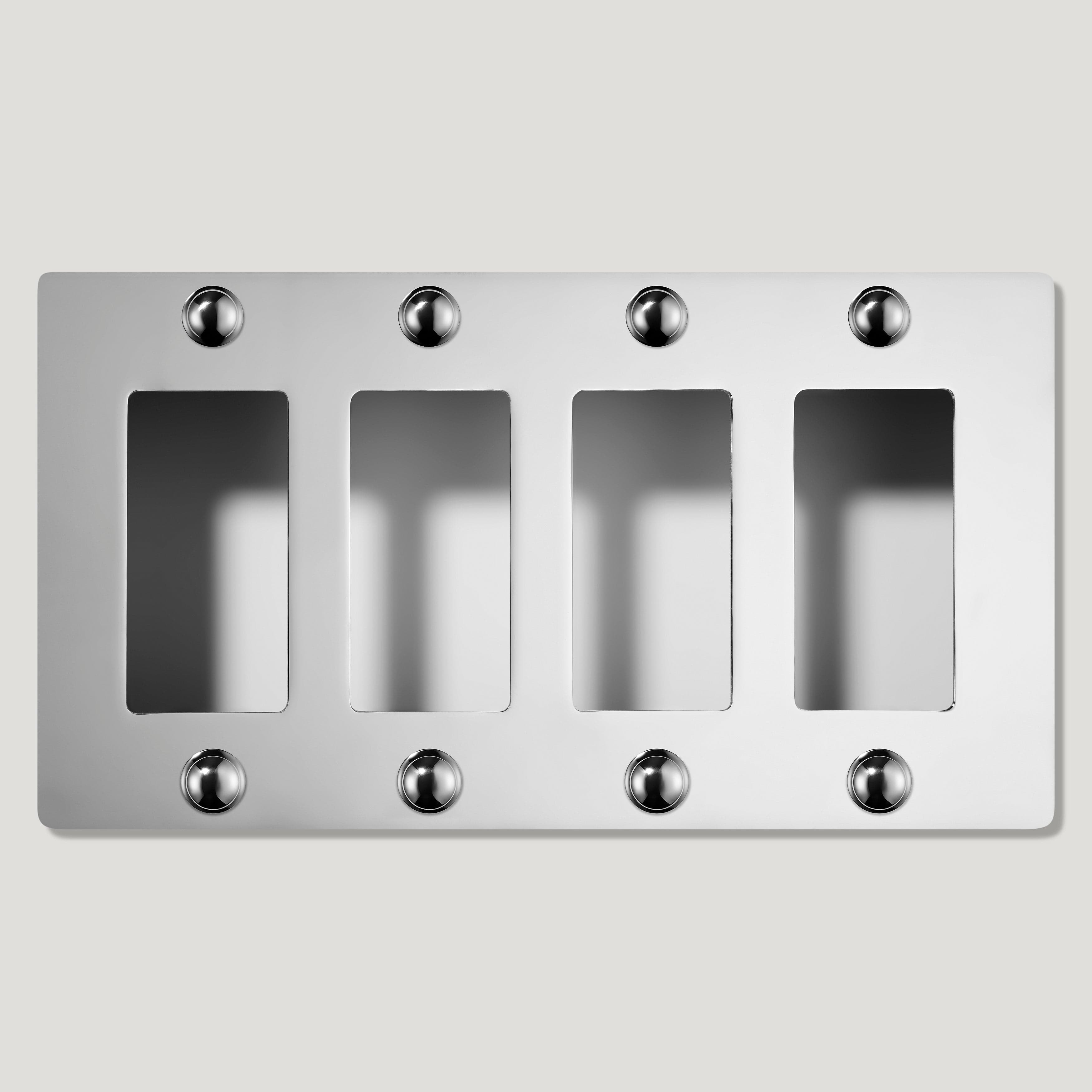 Plank Hardware JASPER 4G Universal Plate - Polished Nickel