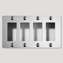 Plank Hardware JASPER 4G Universal Plate - Polished Nickel