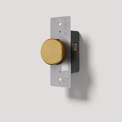 Plank Hardware JASPER Dimmer Switch Module - Heritage Brass Detail