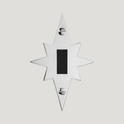 Plank Hardware JASPER Switch Star Backplate - Polished Nickel