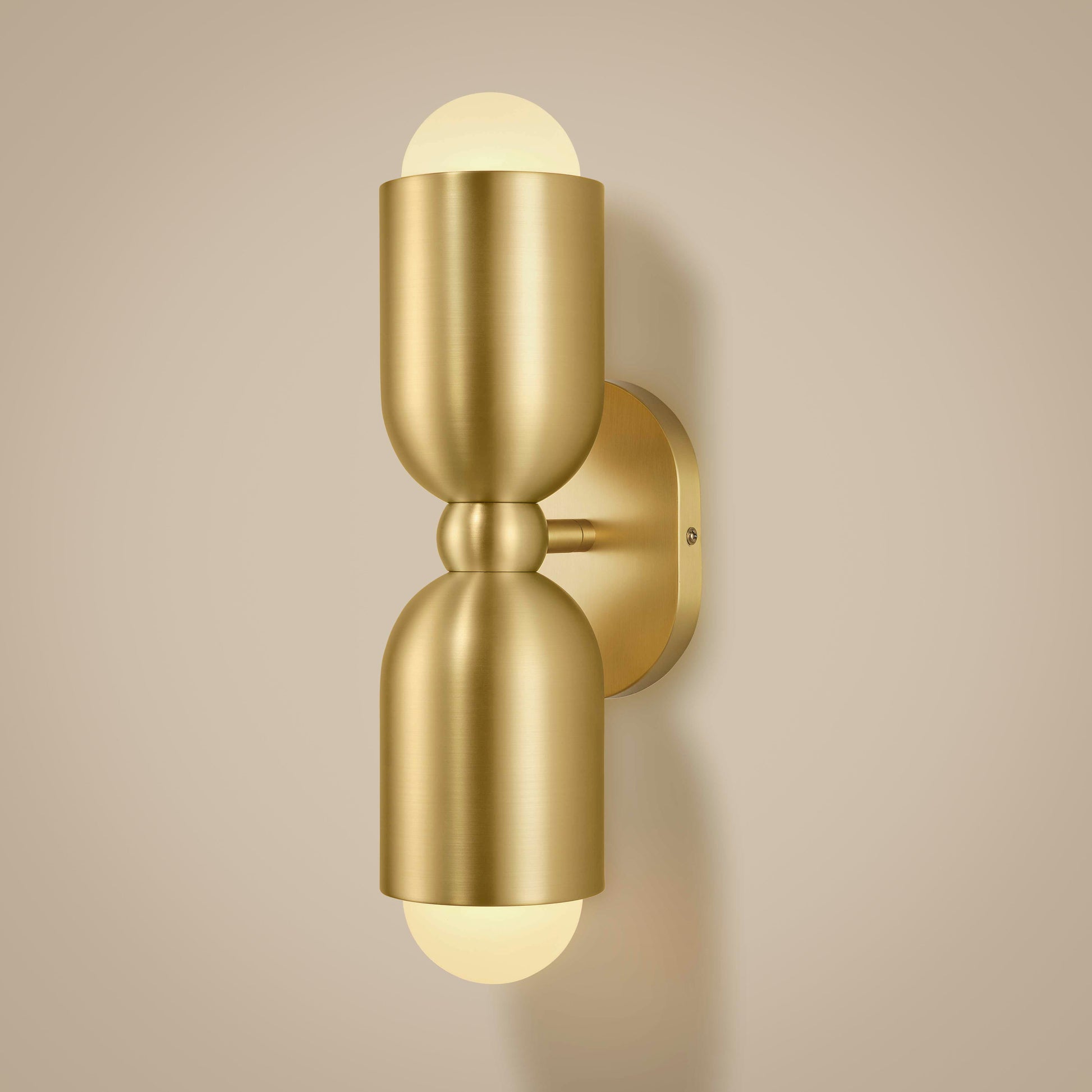 Plank Hardware JENSEN Double Wall Sconce - Brass