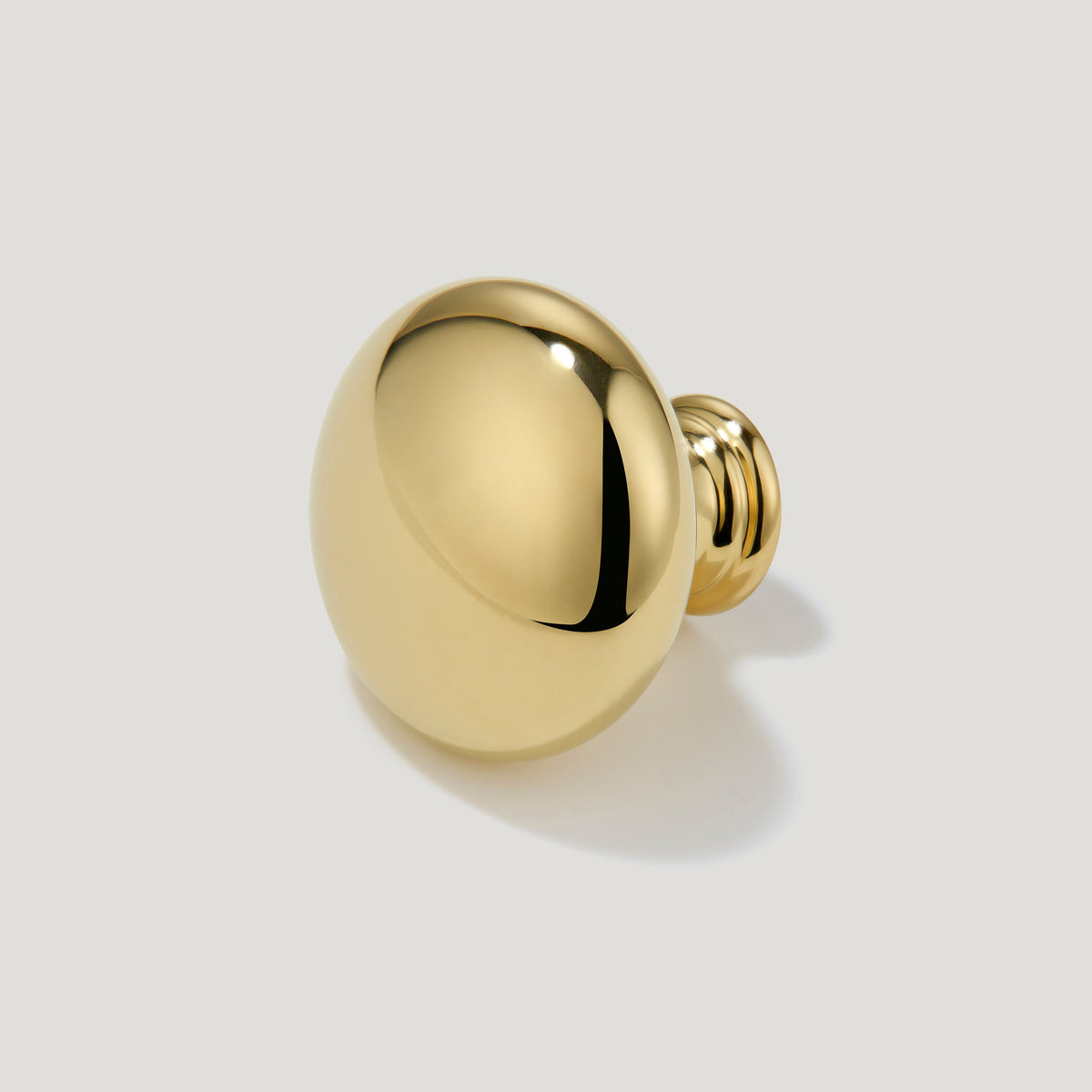 Plank Hardware Knob Only ADELIA Knob - Unlacquered Brass