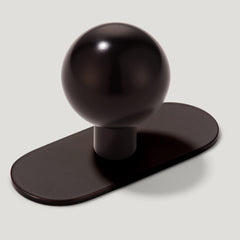 BOBBIN Ball Cabinet Knob - Blackened Bronze