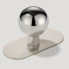 BOBBIN Ball Cabinet Knob - Polished Nickel