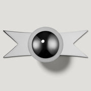 Plank Hardware Knob with Backplate ELIZA Ribbon Knob Backplate - Polished Nickel