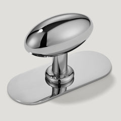 PEYTON Oval Cabinet Knob - Polished Nickel