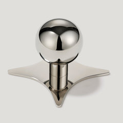 BOBBIN Ball Cabinet Knob - Polished Nickel