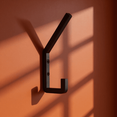 Plank Hardware LEVI Square Wall Hook - Black