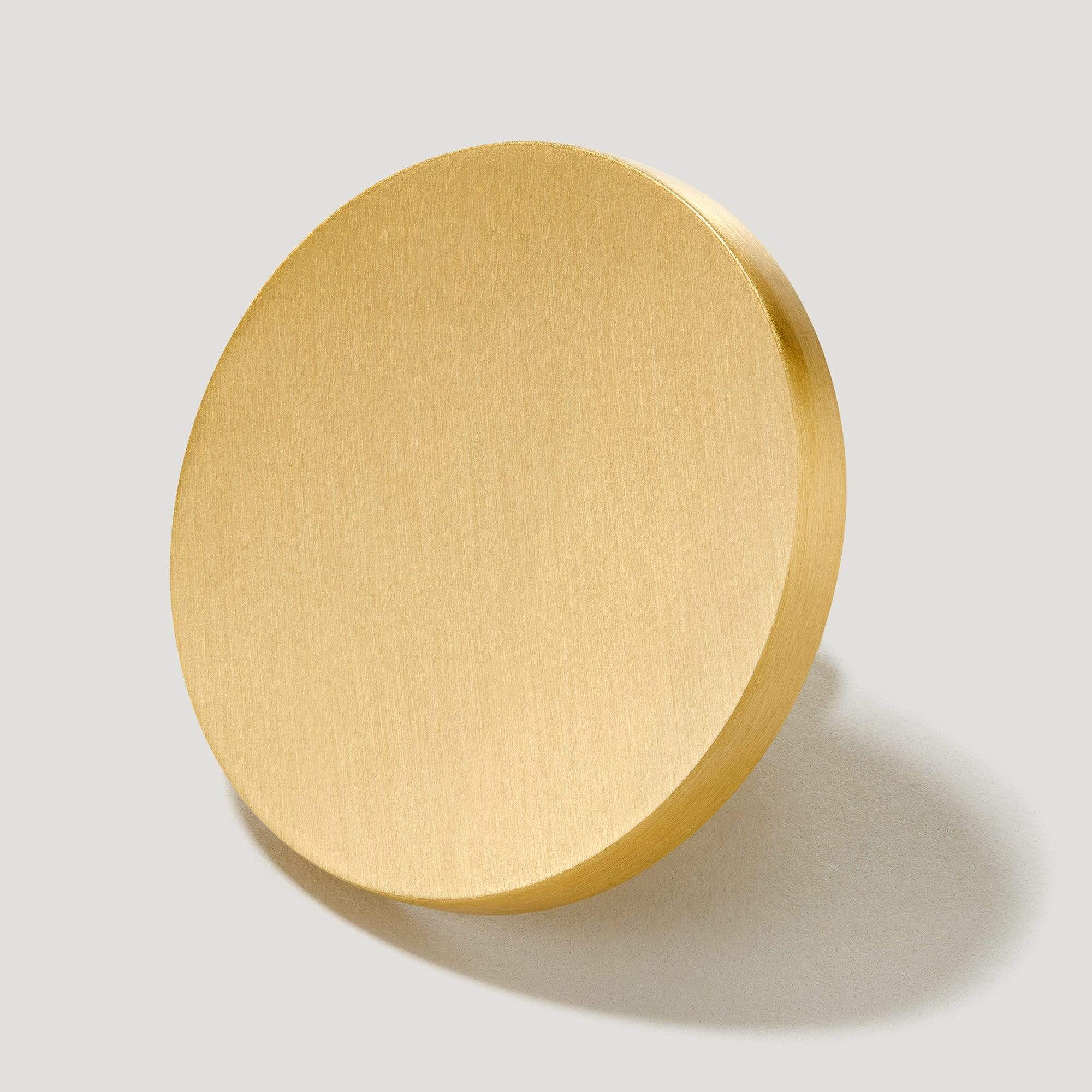 Plank Hardware LOVELL Circular Cabinet Knob - Brass