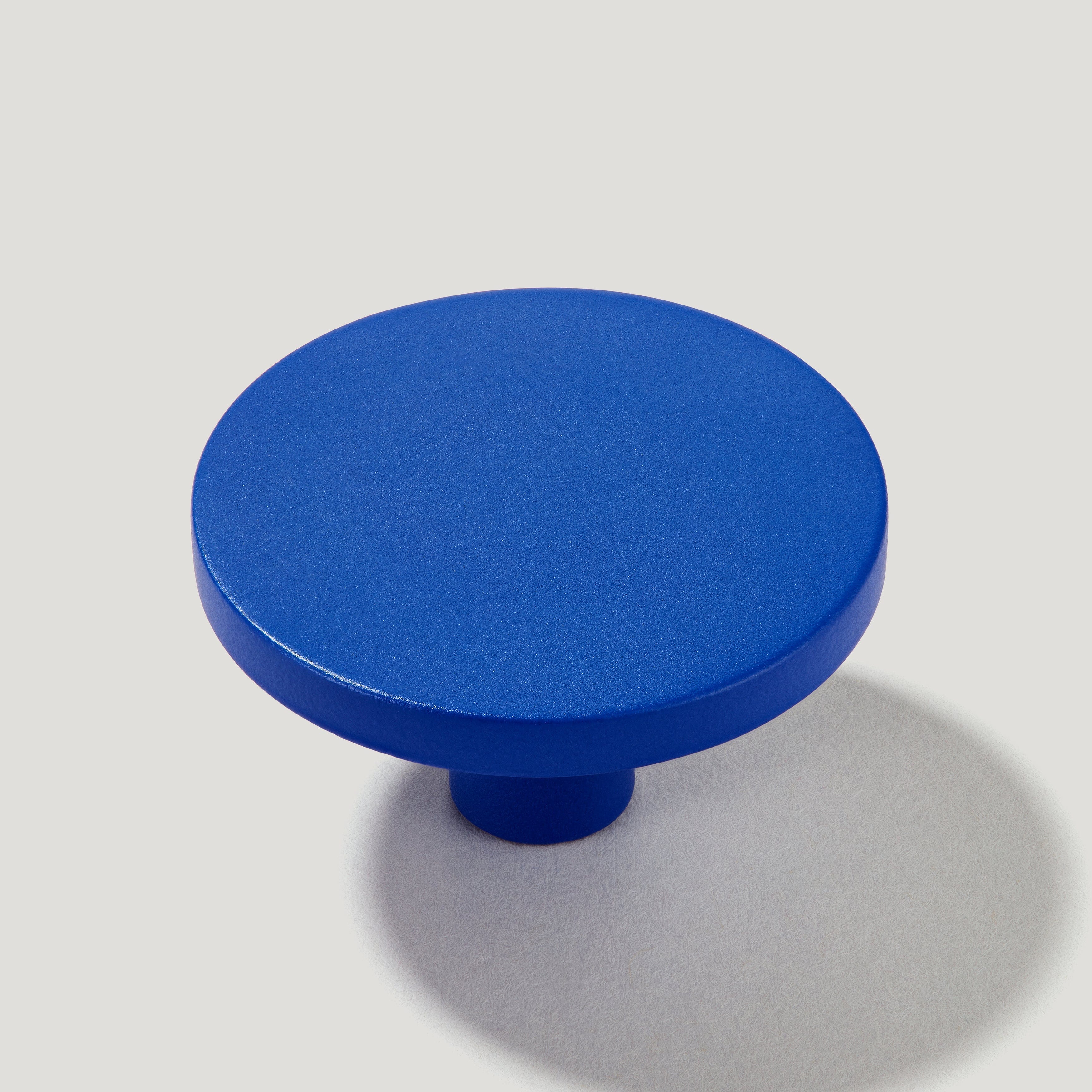 Plank Hardware LOVELL Circular Cabinet Knob - Cobalt Blue