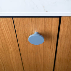 Plank Hardware LOVELL Circular Cabinet Knob - Pale Blue