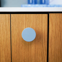 Plank Hardware LOVELL Circular Cabinet Knob - Pale Blue