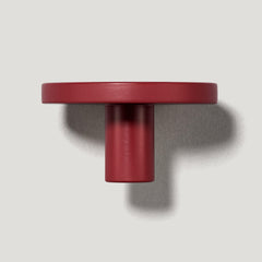 Plank Hardware LOVELL Circular Wall Hook - Burgundy