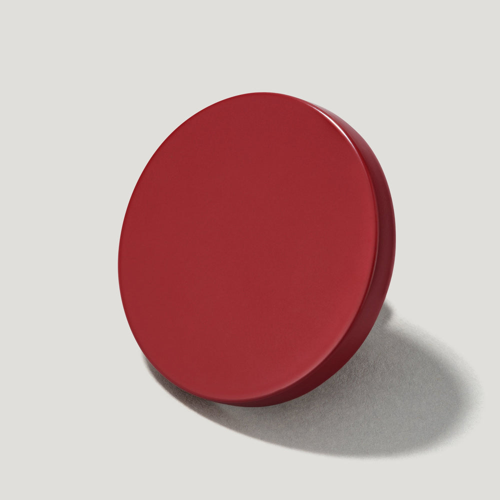 LOVELL Circular Cabinet Knob - Burgundy