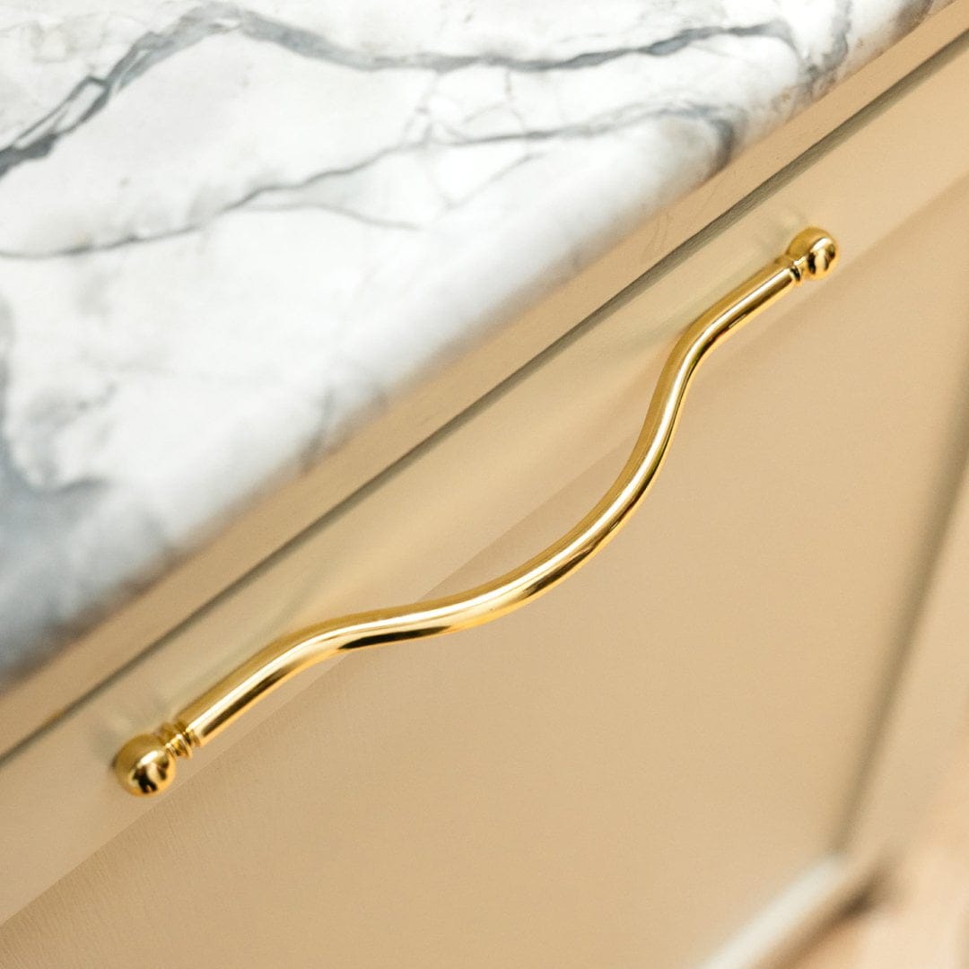 Plank Hardware LYON Pull - Unlacquered Brass