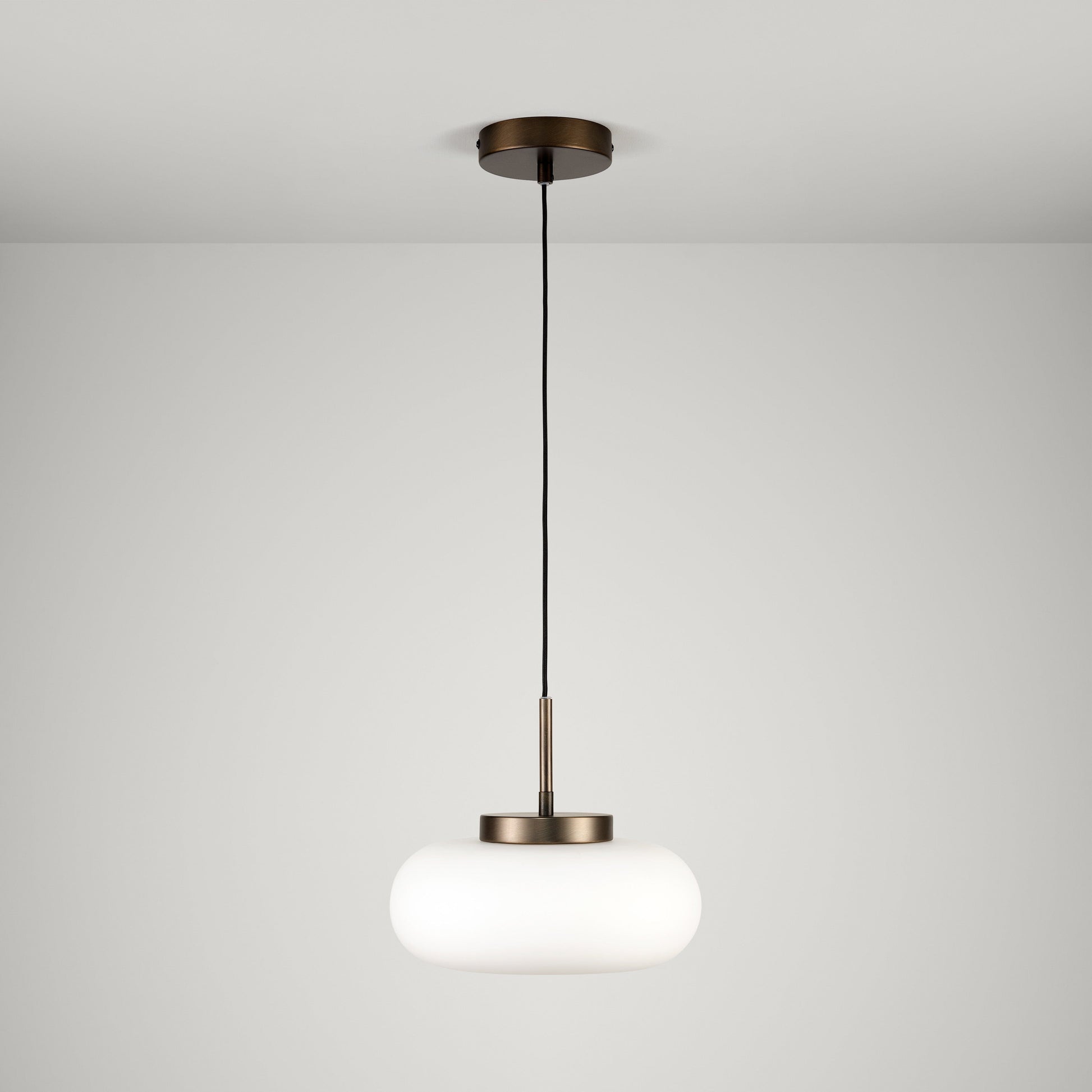 Plank Hardware marin glass pendant light antique brass 45872136651031