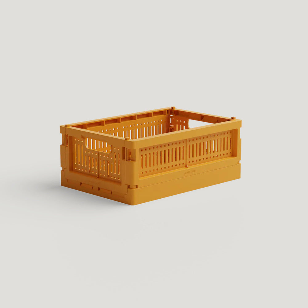 Recycled MADE CRATE - Mustard Yellow