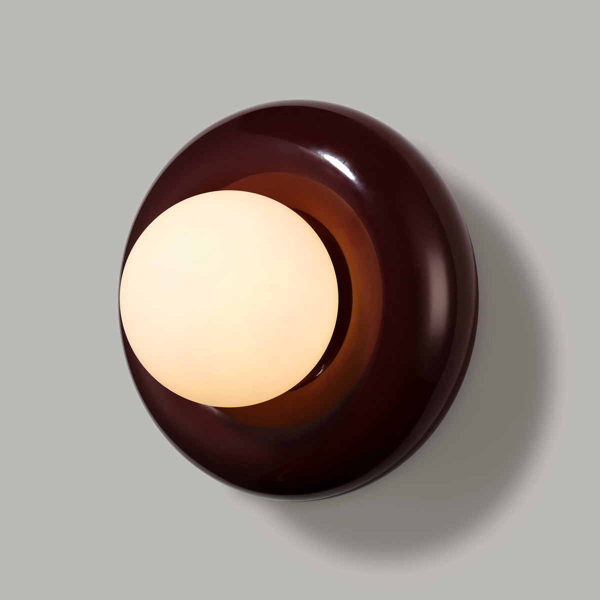 Plank Hardware NOVI Wall Sconce - Burgundy