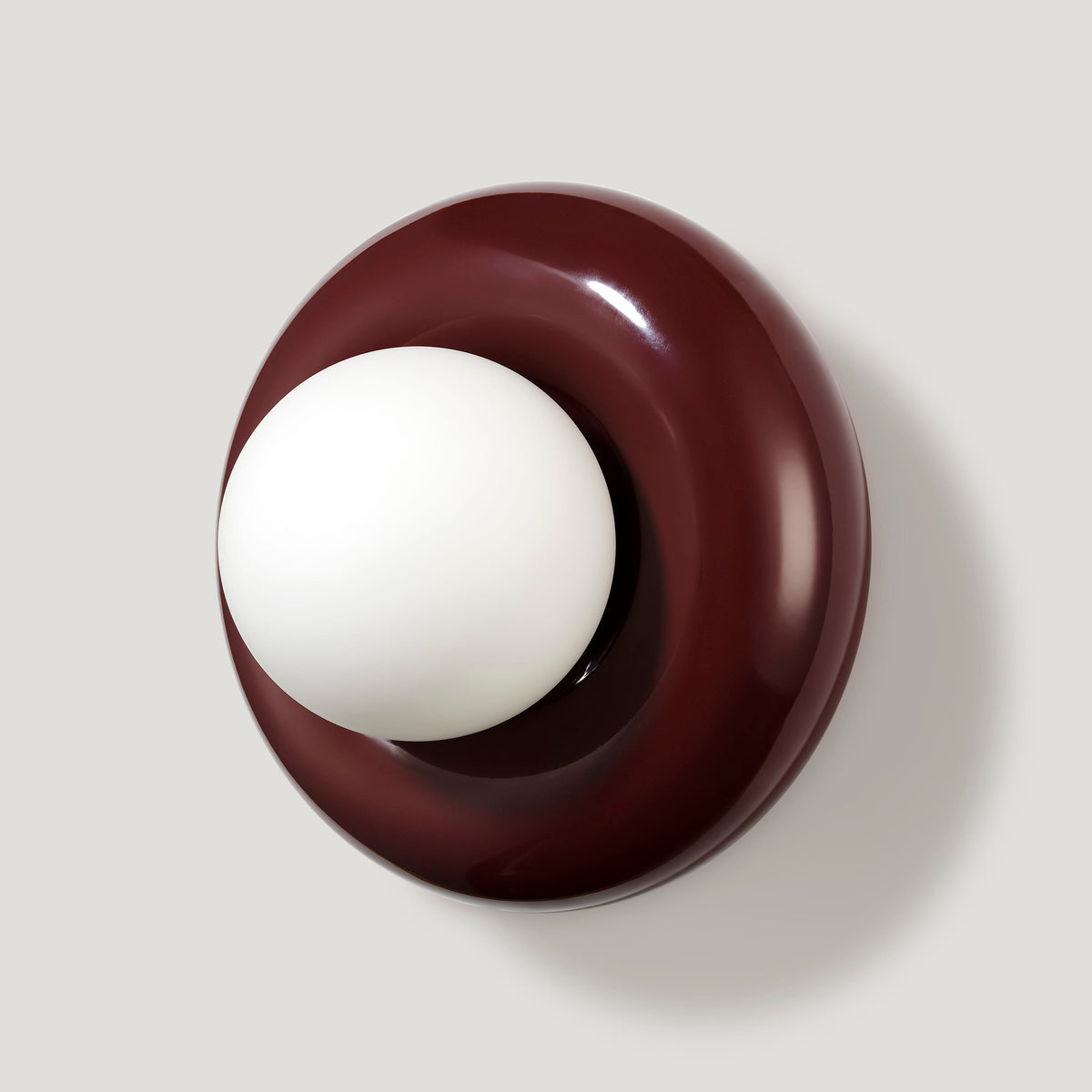 Plank Hardware NOVI Wall Sconce - Burgundy