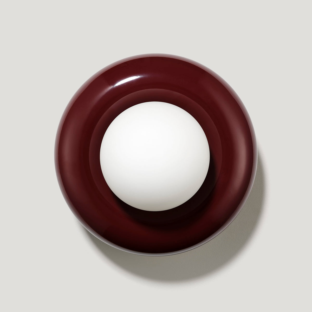 Plank Hardware NOVI Wall Sconce - Burgundy