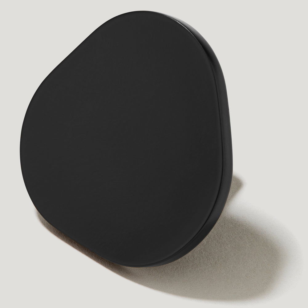 PEBBLE Organic Cabinet Knob - Black