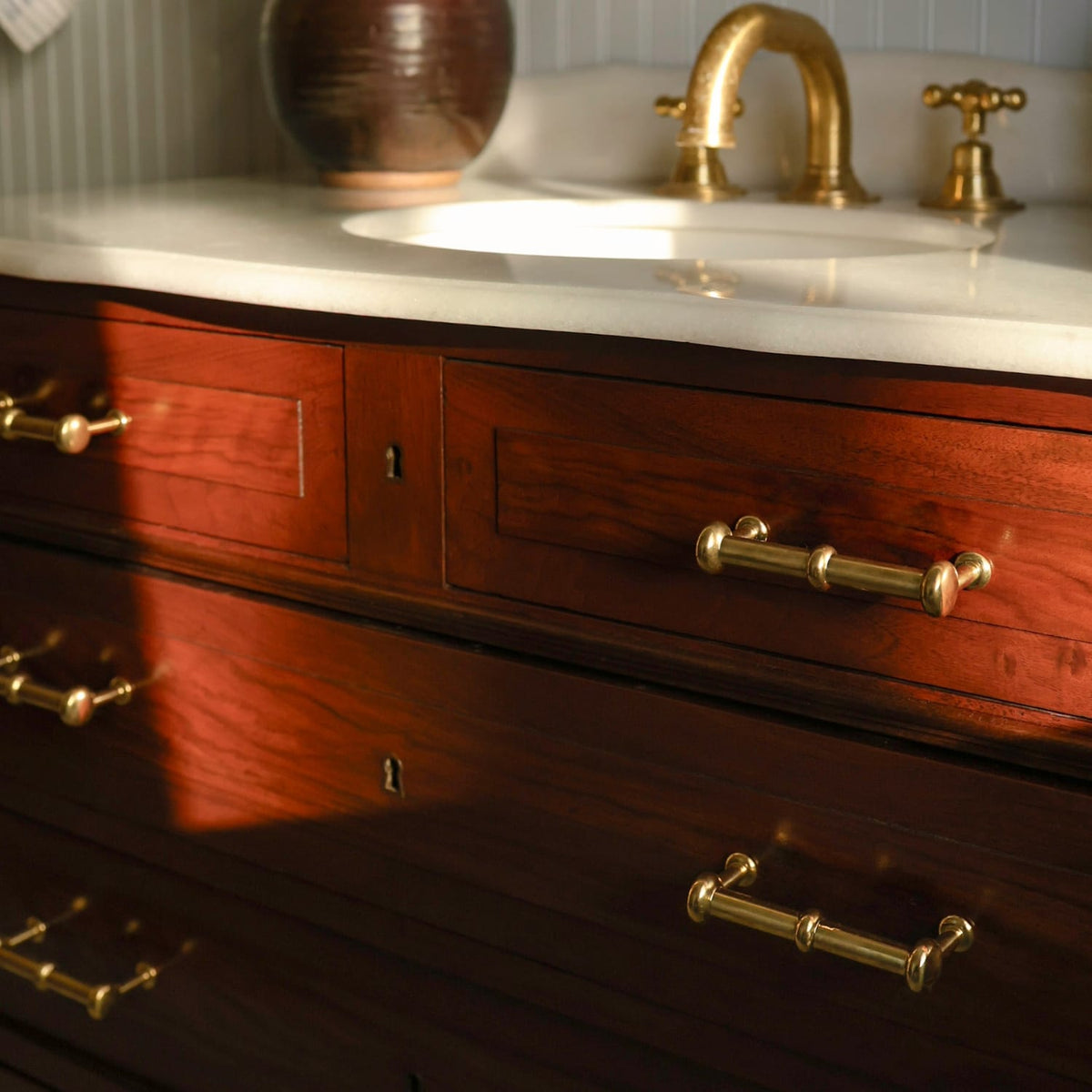 Plank Hardware PEYTON Pull - Unlacquered Brass