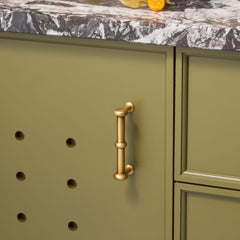 Plank Hardware PEYTON Traditional D Bar Pull - Heritage Brass