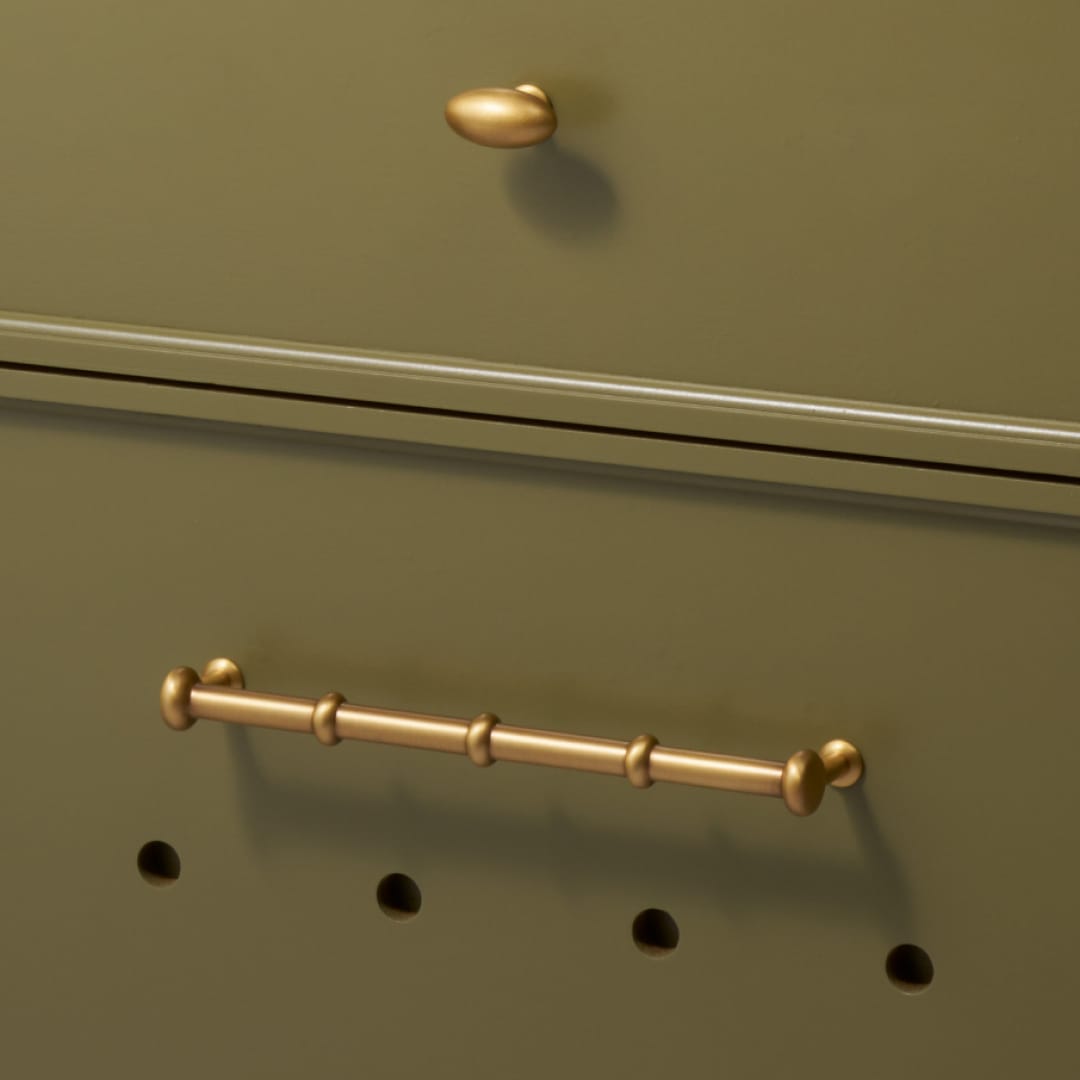 Plank Hardware PEYTON Traditional D Bar Pull - Heritage Brass