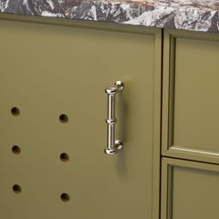 Plank Hardware PEYTON Traditional D Bar Pull - Polished Nickel
