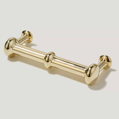 Plank Hardware PEYTON Traditional D Bar Pull - Unlacquered Brass