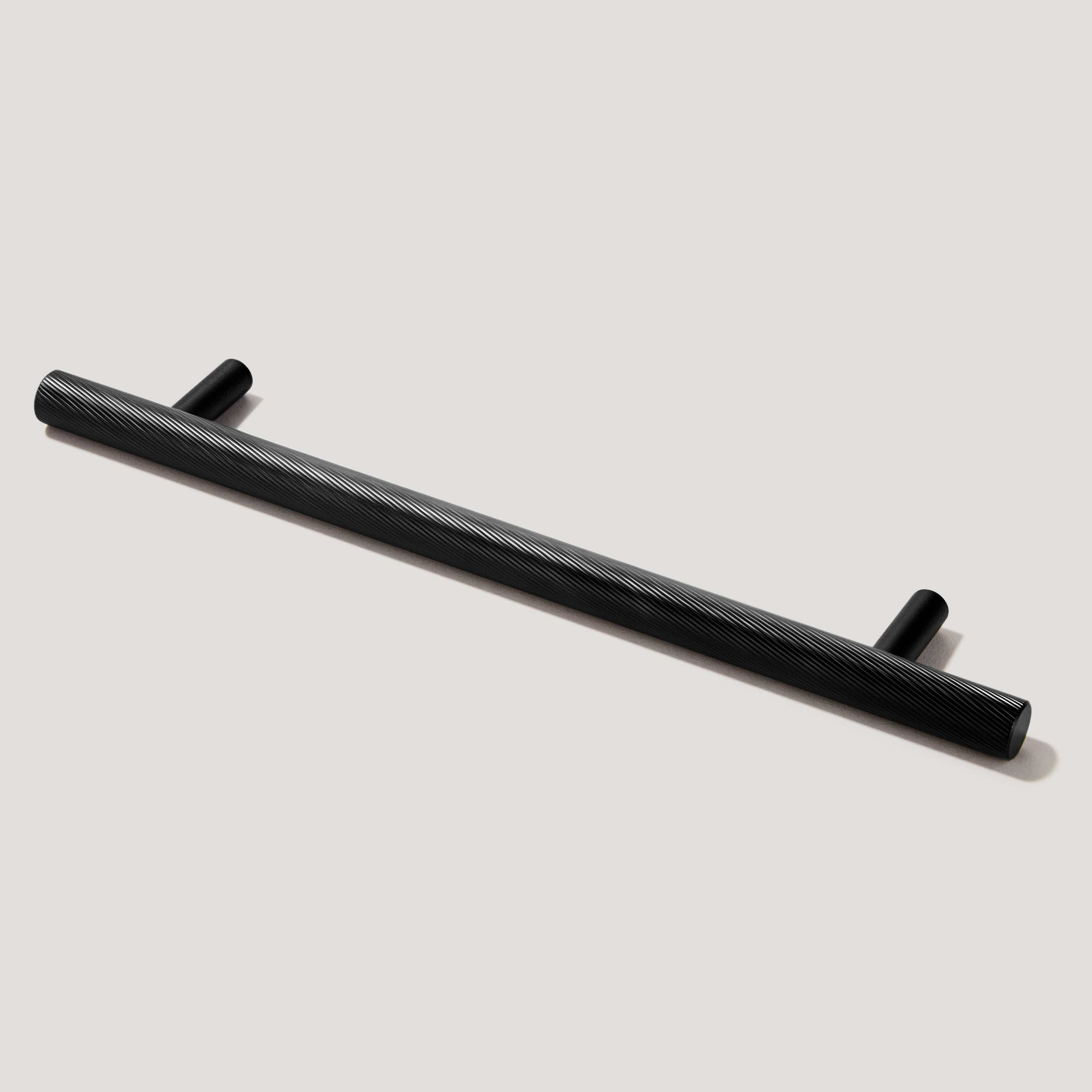 Plank Hardware SEARLE Swirled T-Bar Pull - Black