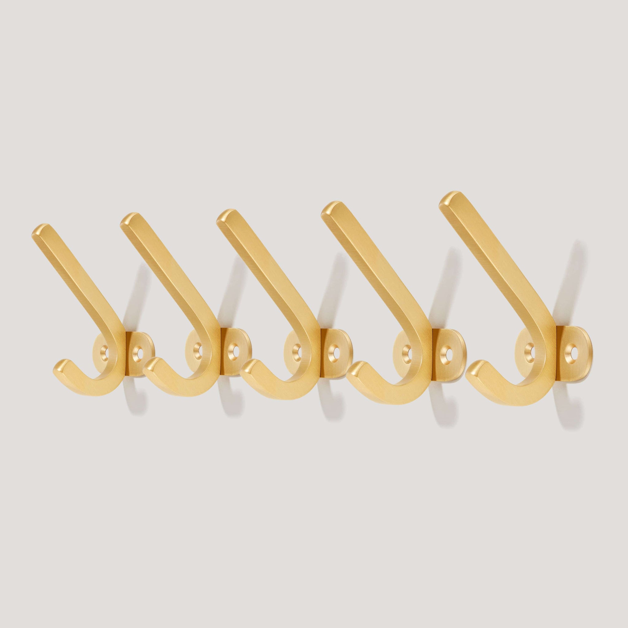 Brass Winged Coat Hook  Modern Brass Wall Hooks – Plank