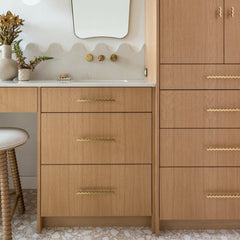 Plank Hardware SQUIGGLE Pull - Brass