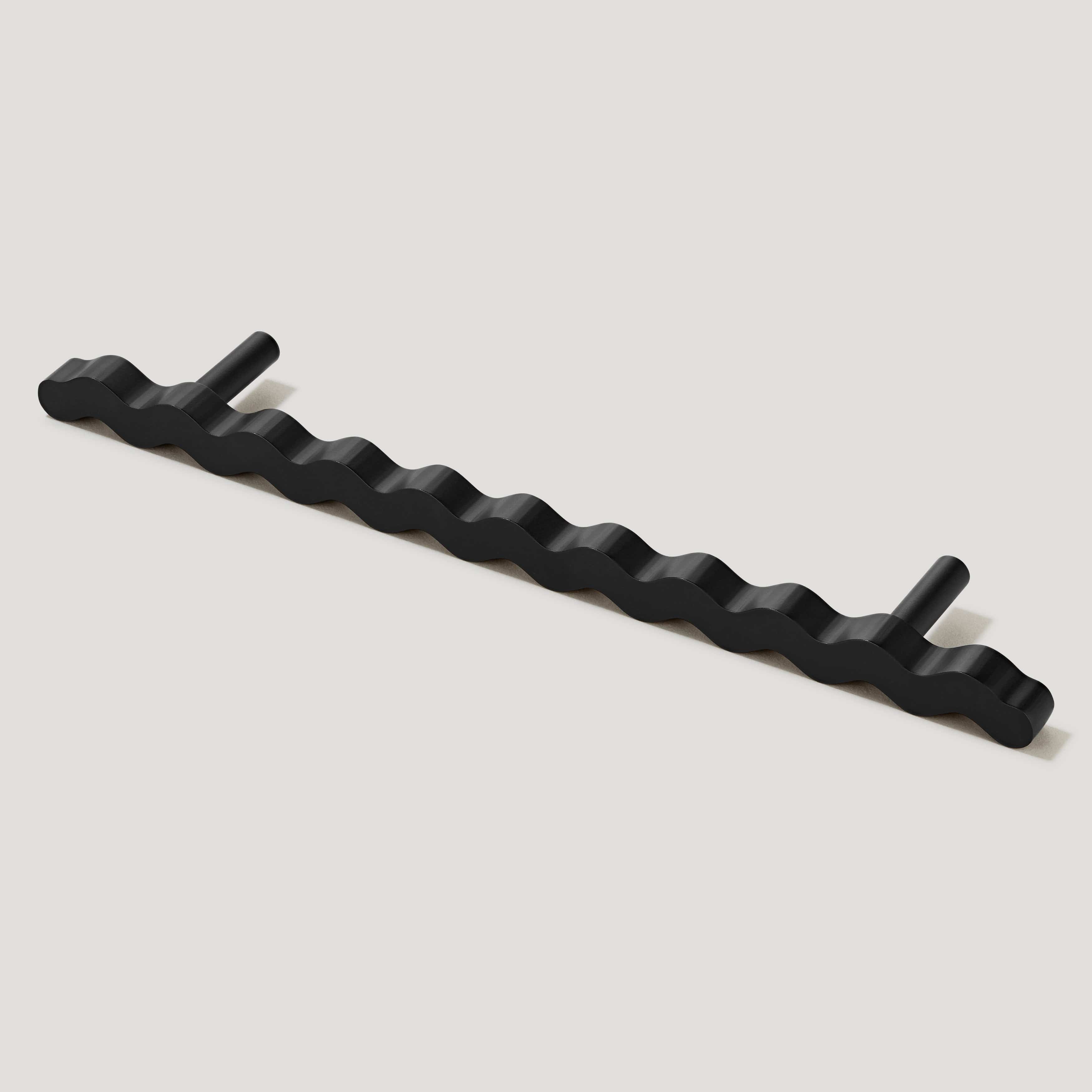 Plank Hardware SQUIGGLE T Bar Pull - Black