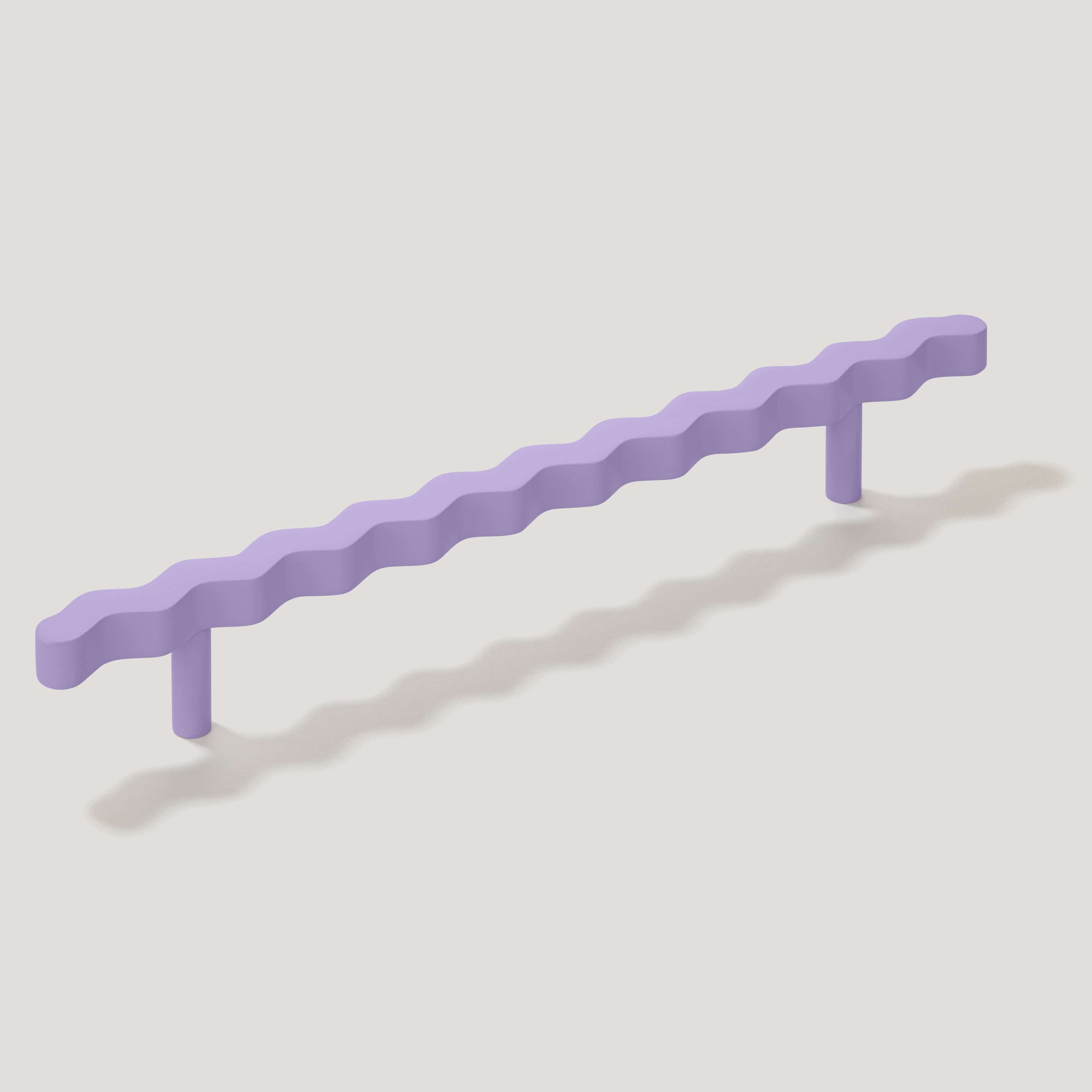 Plank Hardware SQUIGGLE T Bar Pull  - Soft Lilac