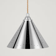 Plank Hardware VESPER Conical Pendant Light - Polished Chrome