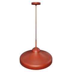 Plank Hardware FREYA Pendant Ceiling Light   Rust Red